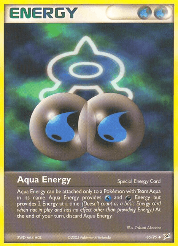Aqua Energy, card 86 from Team Magma vs Team Aqua