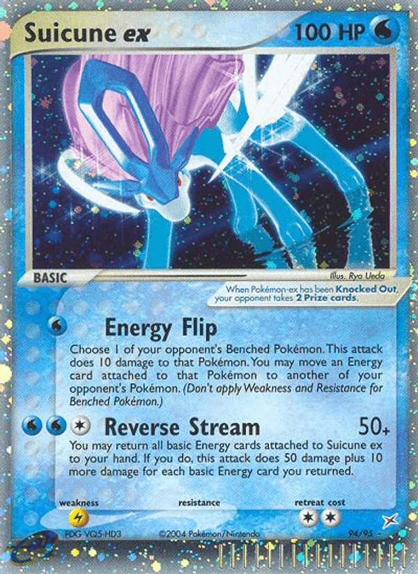 Suicune ex, carta 94 di EX Team Magma vs Team Idro