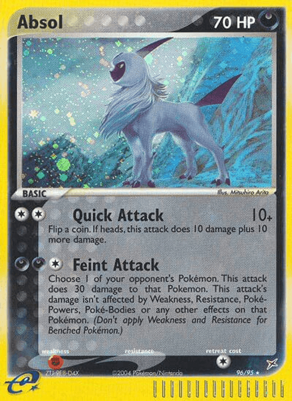 Absol, card 96 from Team Magma vs Team Aqua