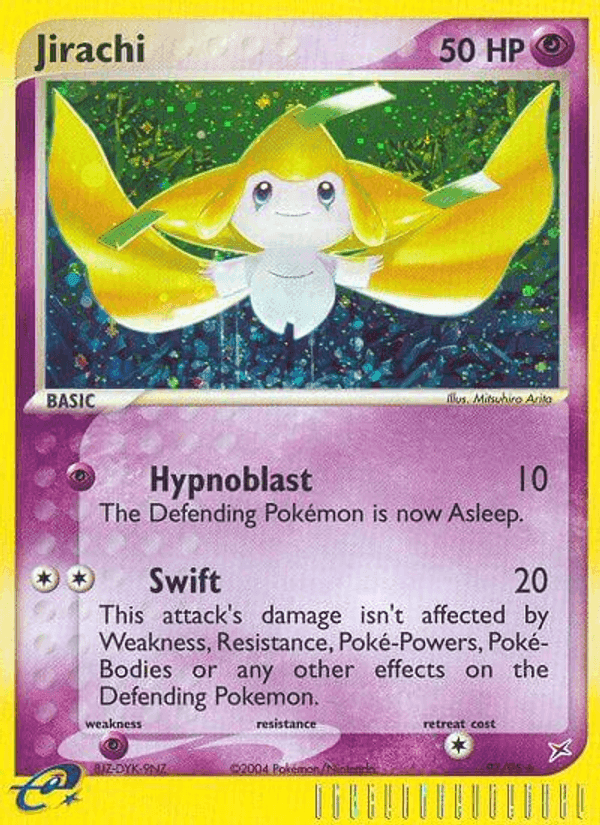 Jirachi, card 97 from Team Magma vs Team Aqua