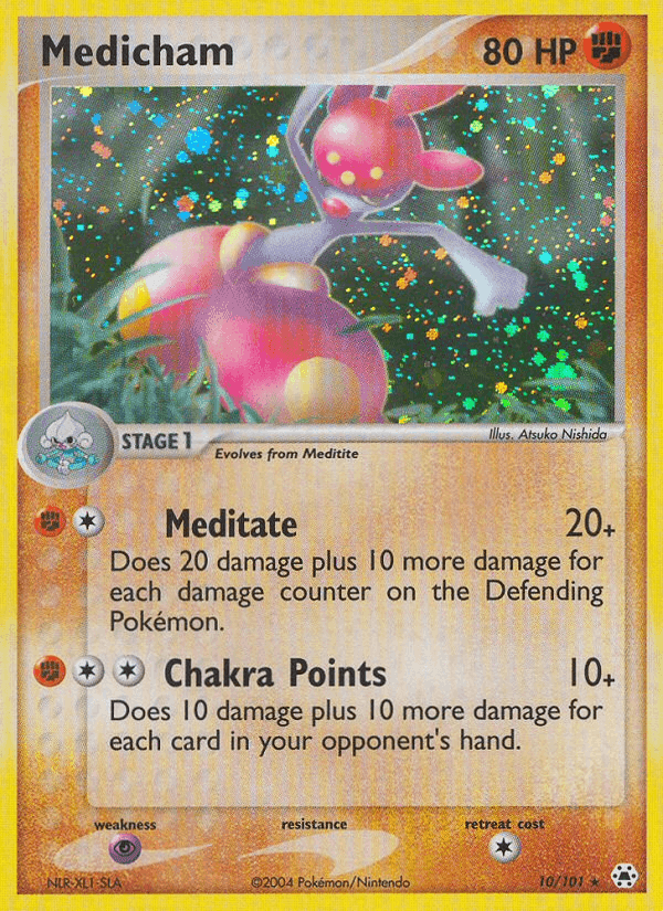 Medicham, carta 10 de Hidden Legends