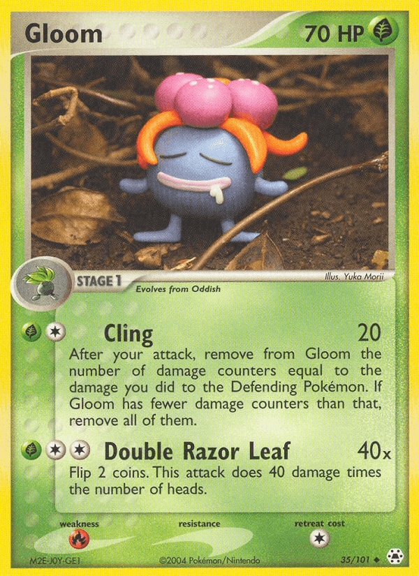 Gloom, carta 35 di EX Leggende Nascoste