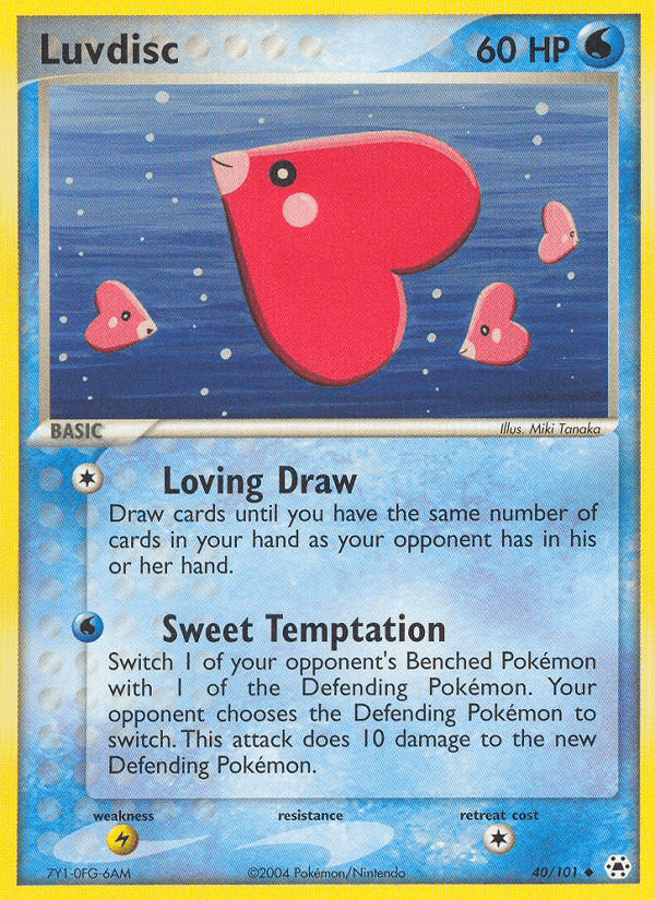 Luvdisc, carta 40 di EX Leggende Nascoste