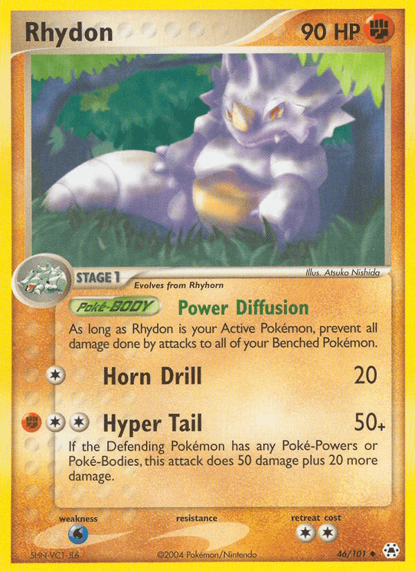Rhydon, carta 46 di EX Leggende Nascoste