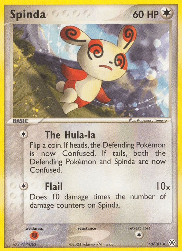 Spinda, carta 48 di EX Leggende Nascoste