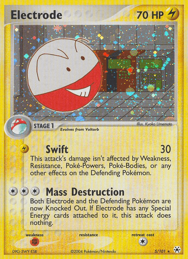 Electrode, carta 5 di EX Leggende Nascoste