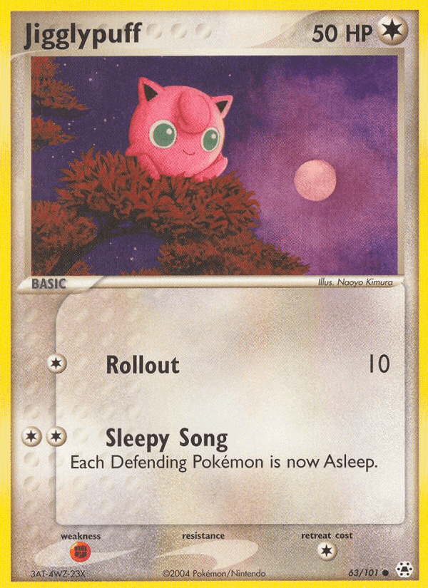 Jigglypuff, carte 63 de Hidden Legends
