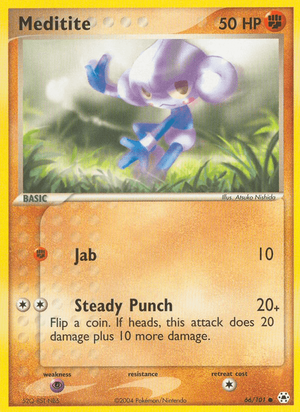 Meditite, card 66 from Hidden Legends