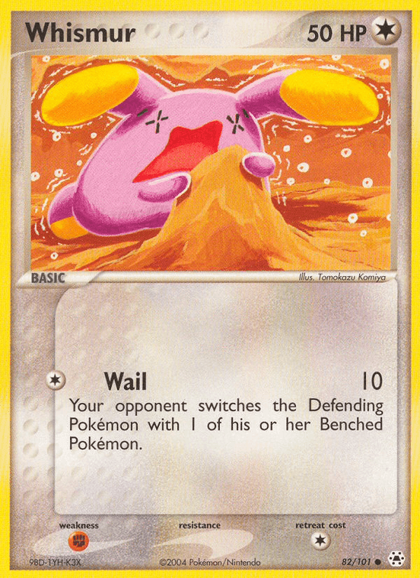 Whismur, card 82 from Hidden Legends