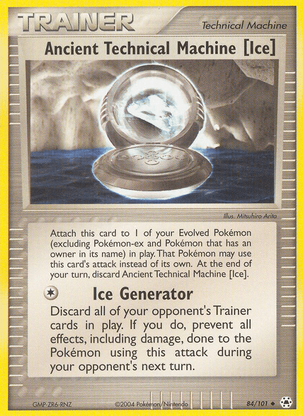 Ancient Technical Machine [Ice], card 84 from Hidden Legends