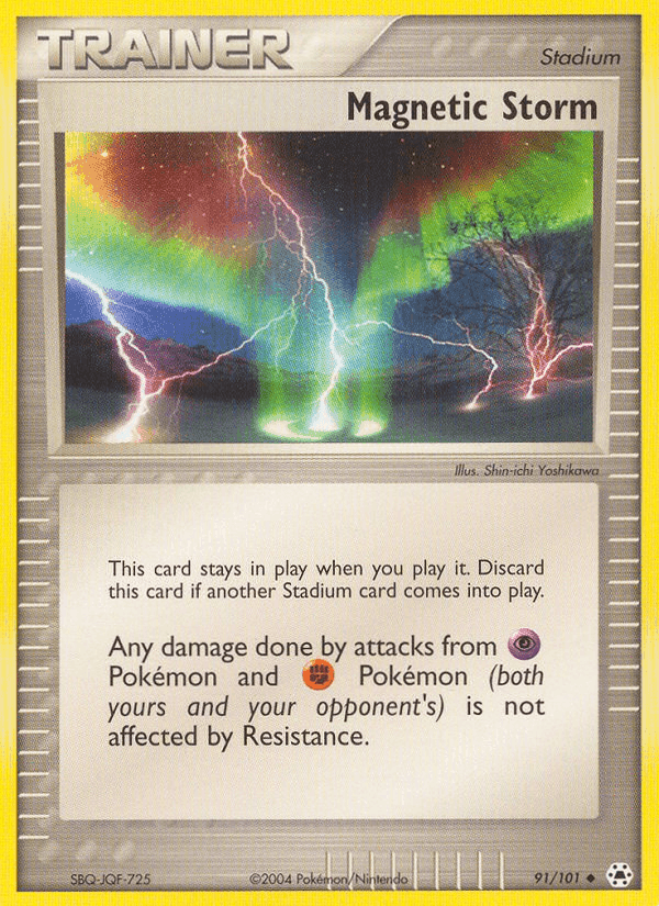 Magnetic Storm, carta 91 di EX Leggende Nascoste