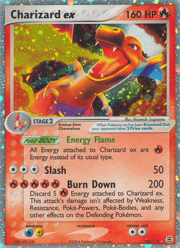 FireRed & LeafGreen の 105 番、Charizard ex