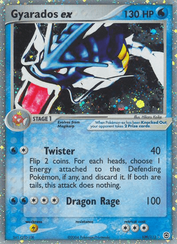 Gyarados ex, carta 109 de FireRed & LeafGreen