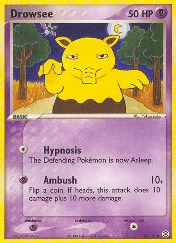 Drowzee, carta 32 de FireRed & LeafGreen