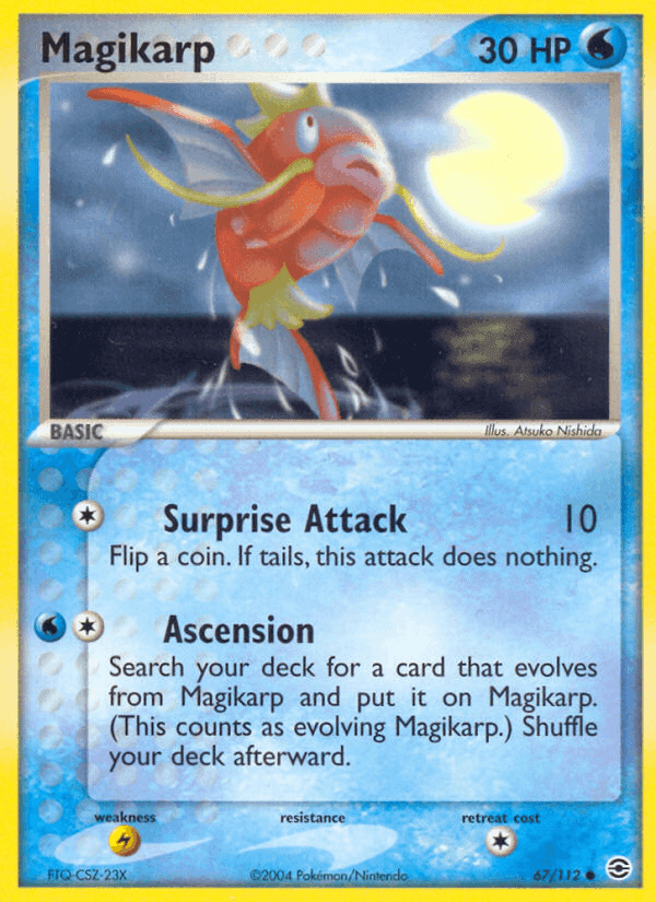 Magikarp, card 67 from FireRed & LeafGreen