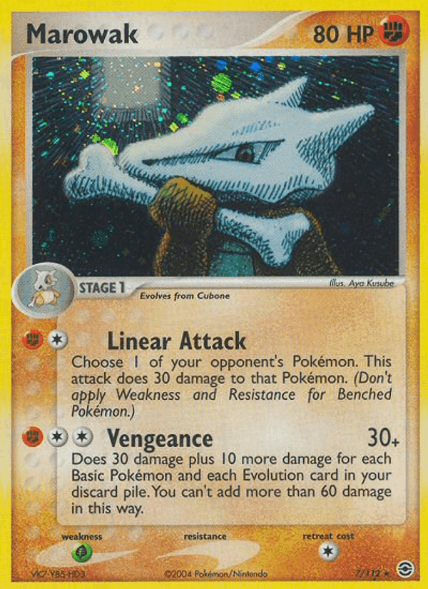 Marowak, carta 7 de FireRed & LeafGreen