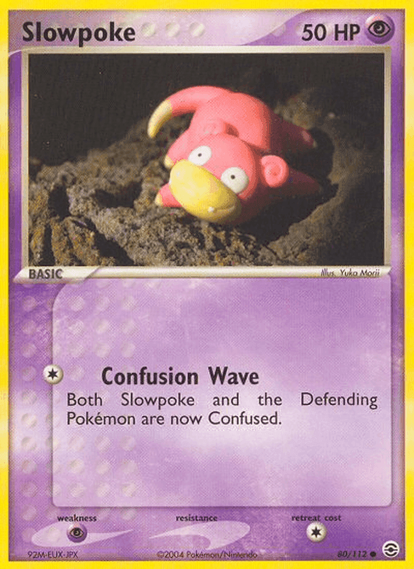 Slowpoke, card 80 from FireRed & LeafGreen