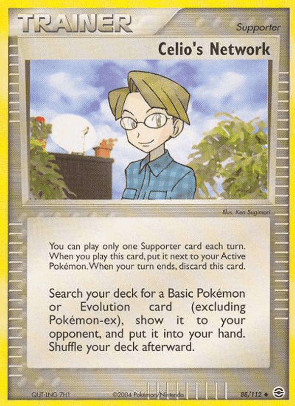 Celio's Network, card 88 from FireRed & LeafGreen