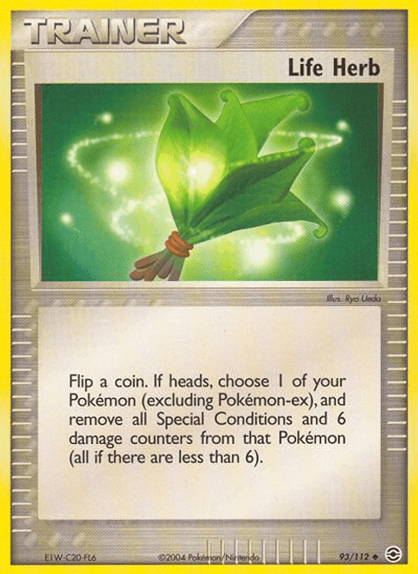 Life Herb, card 93 from FireRed & LeafGreen