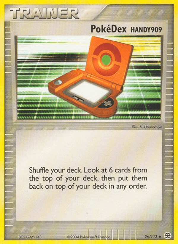 FireRed & LeafGreen の 96 番、PokéDex (HANDY909)