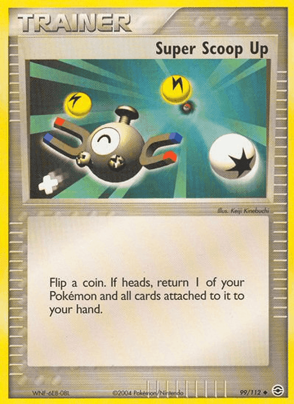 Super Scoop Up, card 99 from FireRed & LeafGreen