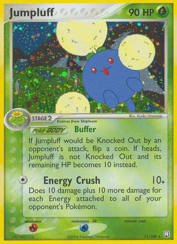 Jumpluff, carta 11 di Team Rocket Returns