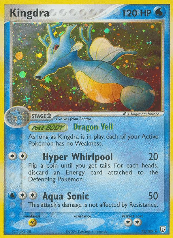Kingdra, carta 12 di Team Rocket Returns