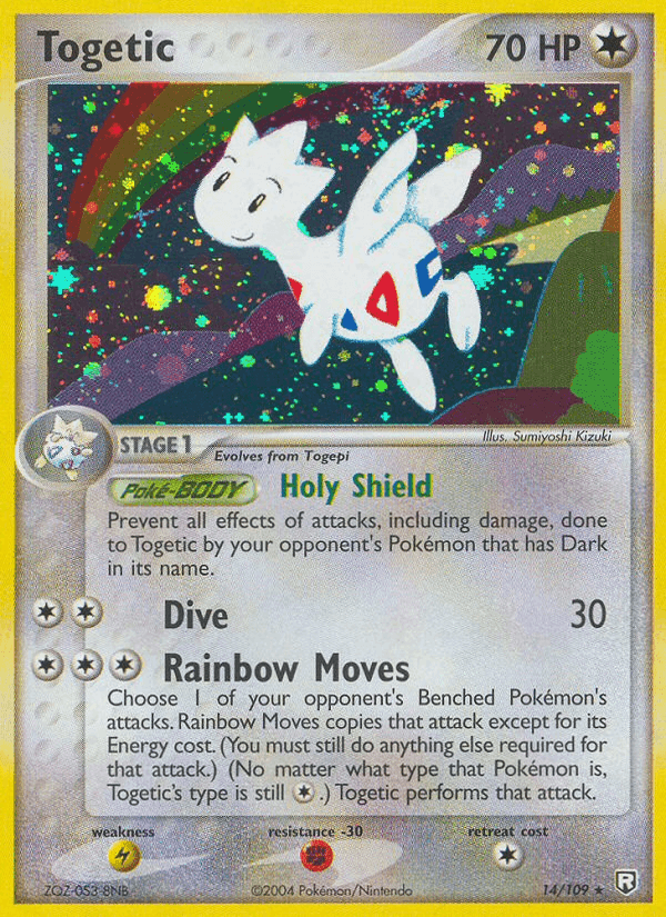 Togetic, carta 14 di Team Rocket Returns