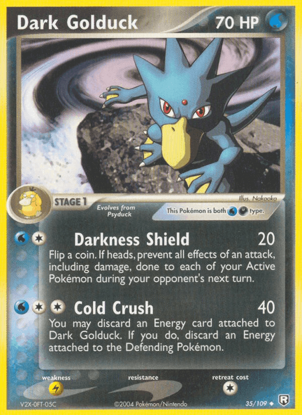 Dark Golduck, carta 35 di Team Rocket Returns