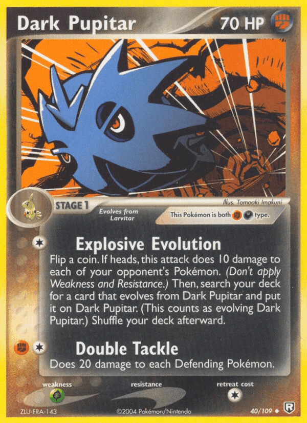 Dark Pupitar, carta 40 di Team Rocket Returns