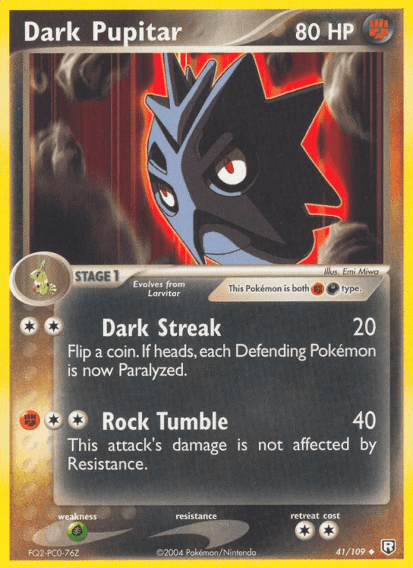 Dark Pupitar, carta 41 de Team Rocket Returns