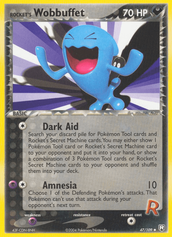 Rocket's Wobbuffet, carta 47 di Team Rocket Returns
