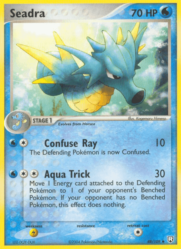 Seadra, carta 48 di Team Rocket Returns