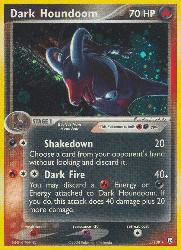 Dark Houndoom, carta 5 de Team Rocket Returns