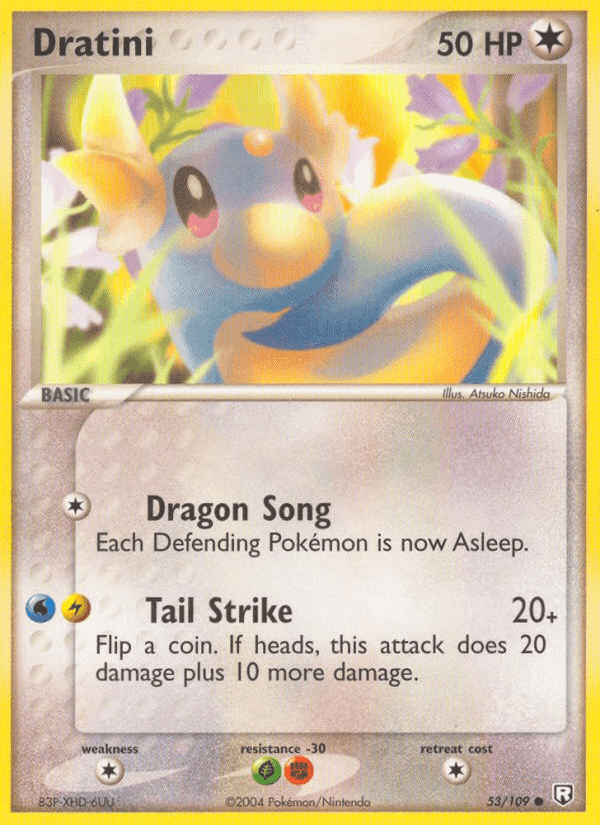 Dratini, carta 53 di Team Rocket Returns