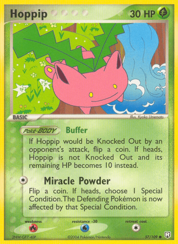 Hoppip, carta 57 di Team Rocket Returns