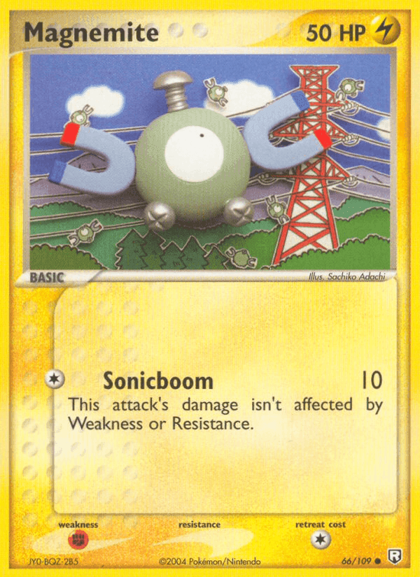 Magnemite, carta 66 di Team Rocket Returns