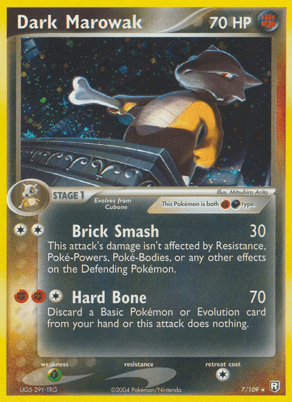 Dark Marowak, carta 7 di Team Rocket Returns