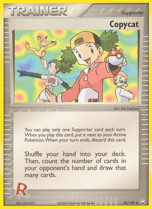 Copycat, card 83 from Team Rocket Returns