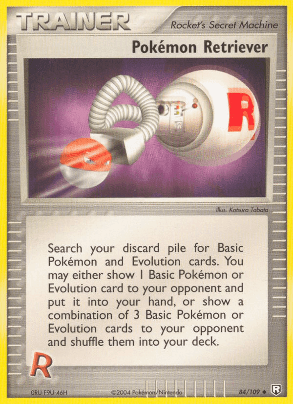 Pokémon Retriever, carta 84 de Team Rocket Returns