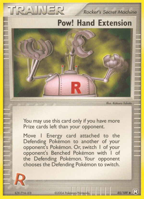 Pow! Hand Extension, carta 85 de Team Rocket Returns