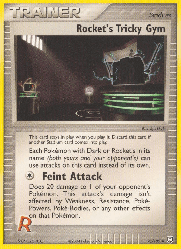 Rocket's Tricky Gym, card 90 from Team Rocket Returns