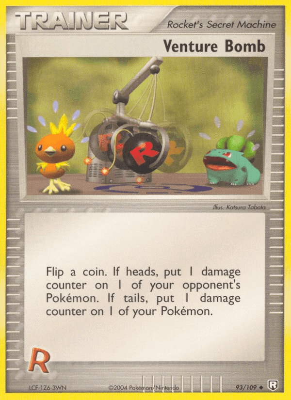 Venture Bomb, carta 93 de Team Rocket Returns