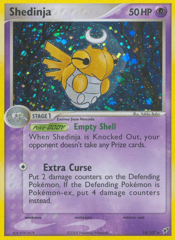 Shedinja, carta 14 di EX Deoxys