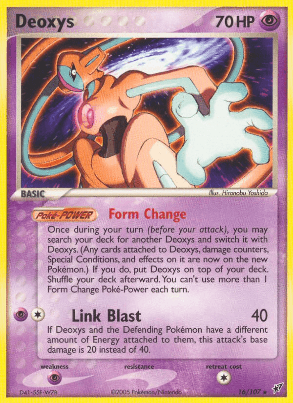 Deoxys, carta 16 di EX Deoxys