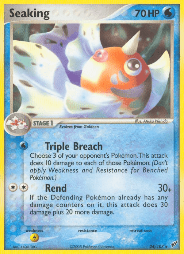Seaking, carta 24 di EX Deoxys