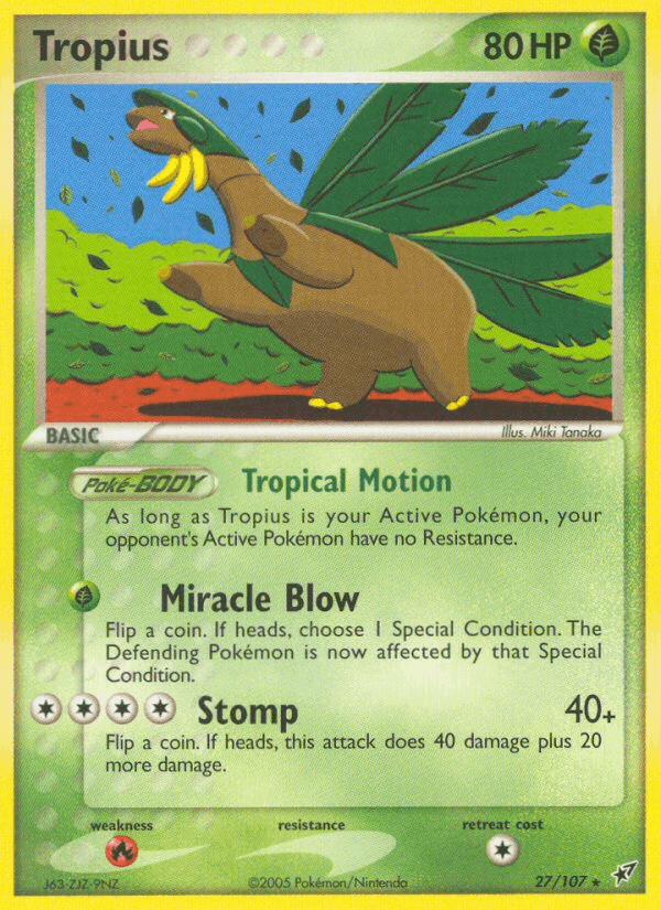Deoxys の 27 番、Tropius