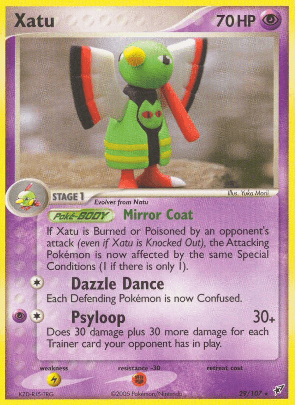 Xatu, carta 29 de EX Deoxys