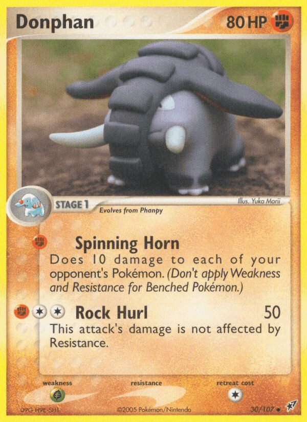 Donphan, carta 30 di EX Deoxys