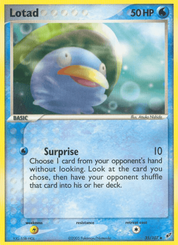 Lotad, carta 35 di EX Deoxys